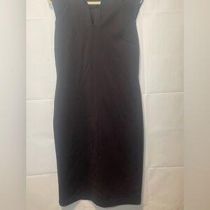 SLNY, Elegant Black Sleeveless Dress